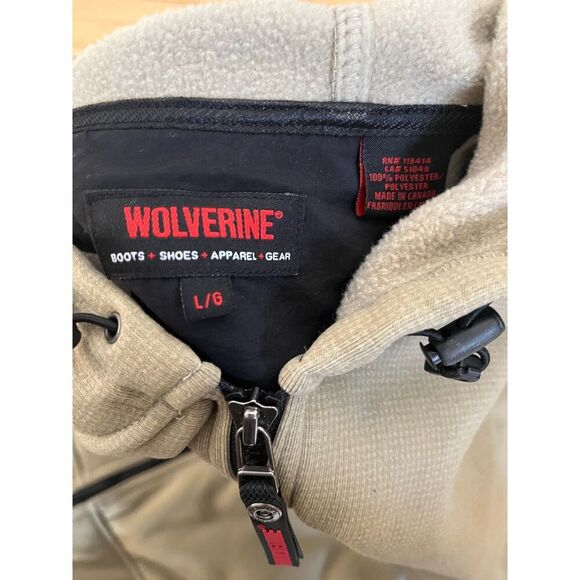 Men's Wolverine Polartec Thermal Pro Zip-up Hooded Sweatshirt - Picture 2 of 6